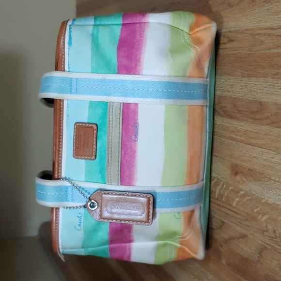 Coach Handbags - Coach Signature Hampton Watercolors Handbag